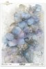 dekoracyjne wzory, motywy kwiatowe, bukiet kwiatów, Ogród Muz, Garden of Muses * Mulberry decoupage paper FPA1005, decorative patterns, floral motifs, bouquet of flowers, Garden of Muses *Seria Garden of Muses